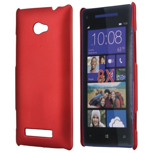 Hard Shell Punainen Htc 8x Suojakuori