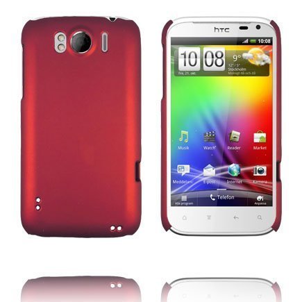 Hard Shell Punainen Htc Sensation Xl Suojakuori