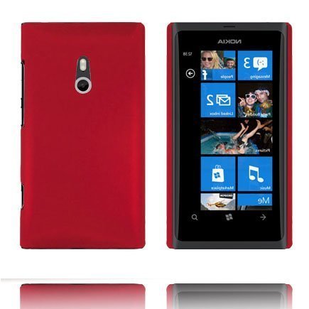 Hard Shell Punainen Nokia Lumia 800 Suojakuori