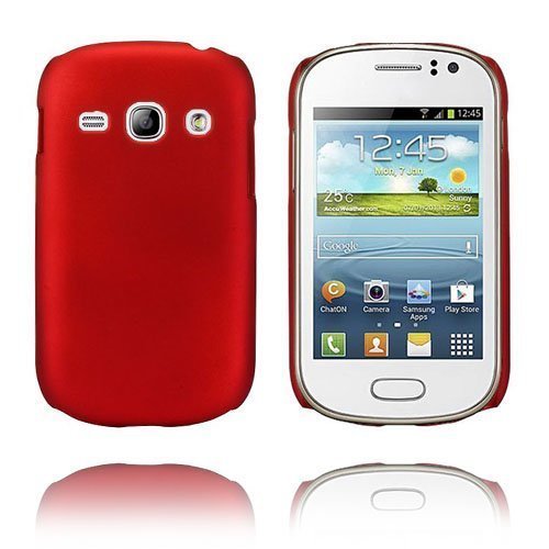 Hard Shell Punainen Samsung Galaxy Fame Suojakuori