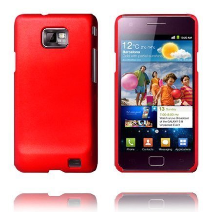 Hard Shell Punainen Samsung Galaxy S2 Suojakuori