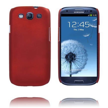 Hard Shell Punainen Samsung Galaxy S3 Suojakuori