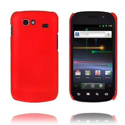 Hard Shell Punainen Samsung I9020 Google Nexus S Suojakuori