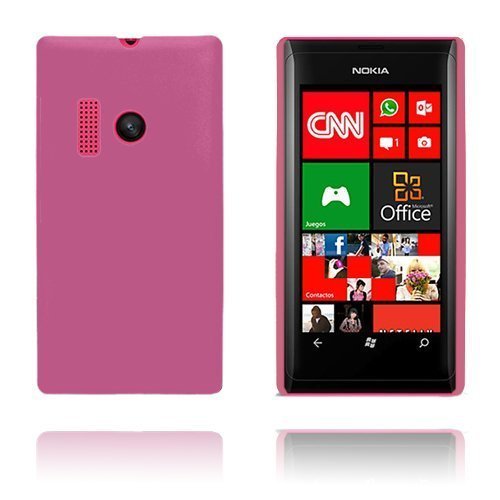Hard Shell Vaaleanpunainen Nokia Lumia 505 Suojakuori