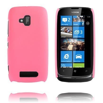 Hard Shell Vaaleanpunainen Nokia Lumia 610 Suojakuori