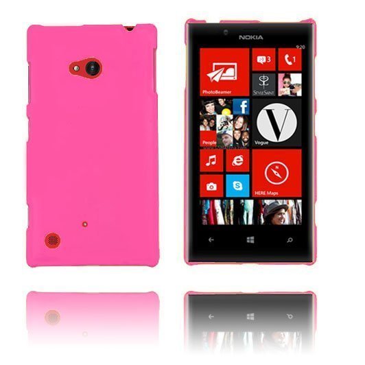 Hard Shell Vaaleanpunainen Nokia Lumia 720 Suojakuori