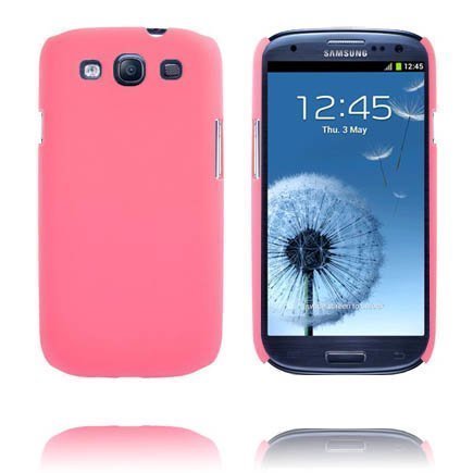 Hard Shell Vaaleanpunainen Samsung Galaxy S3 Suojakuori