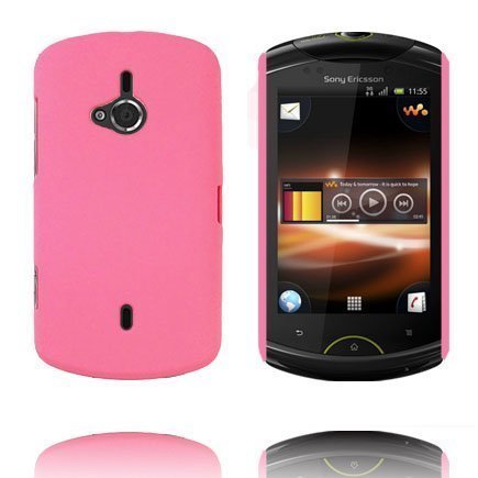 Hard Shell Vaaleanpunainen Sony Ericsson Live Suojakuori