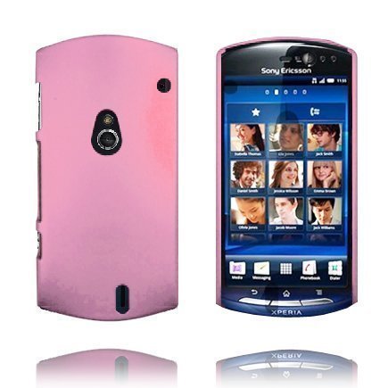 Hard Shell Vaaleanpunainen Sony Ericsson Xperia Neo Suojakuori