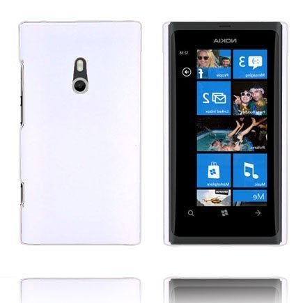 Hard Shell Valkoinen Nokia Lumia 800 Suojakuori