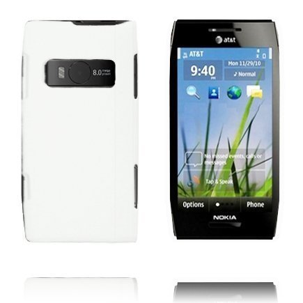 Hard Shell Valkoinen Nokia X7 Suojakuori