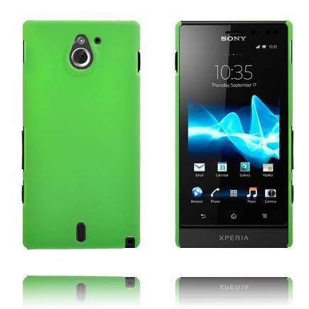 Hard Shell Vihreä Sony Xperia Sola Suojakuori