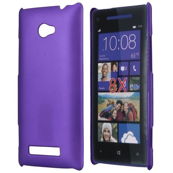 Hard Shell Violetti Htc 8x Suojakuori