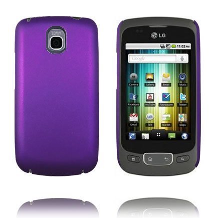 Hard Shell Violetti Lg Optimus One Suojakuori