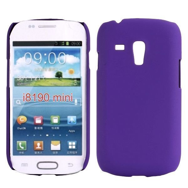 Hard Shell Violetti Samsung Galaxy S3 Mini Suojakuori