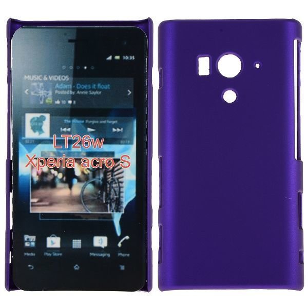 Hard Shell Violetti Sony Xperia Acro S Suojakuori