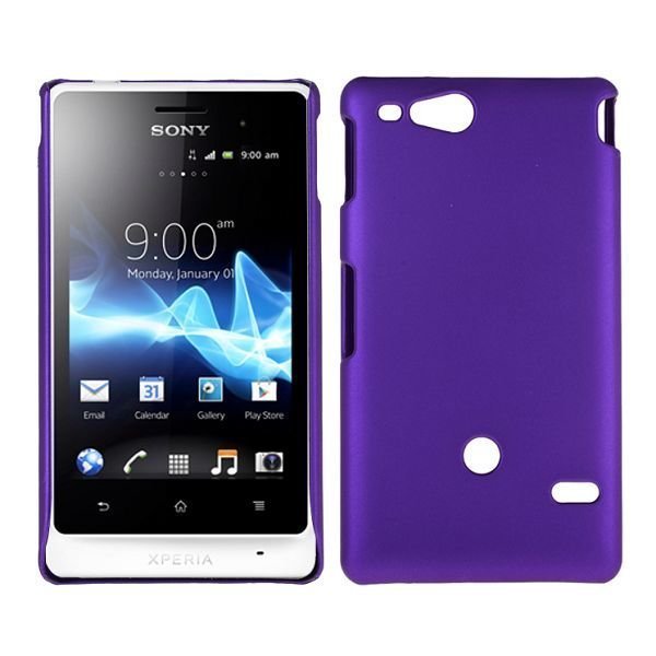 Hard Shell Violetti Sony Xperia Go Suojakuori