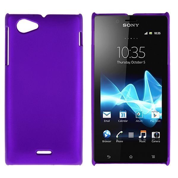 Hard Shell Violetti Sony Xperia J Suojakuori