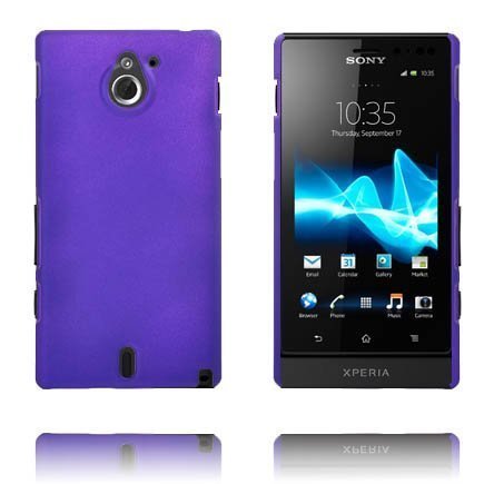 Hard Shell Violetti Sony Xperia Sola Suojakuori