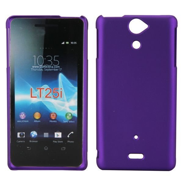 Hard Shell Violetti Sony Xperia V Suojakuori