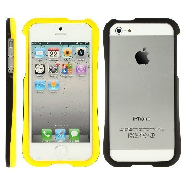 Hardbumper Keltainen Iphone 5 Suojakehys