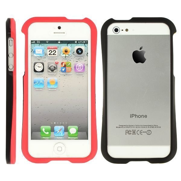 Hardbumper Punainen Iphone 5 Suojakehys