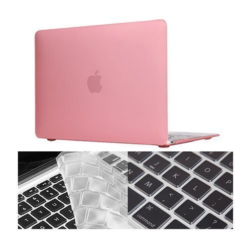 Hat Prince Macbook 12'' Retina Näytöllä Matta Kuori Pinkki