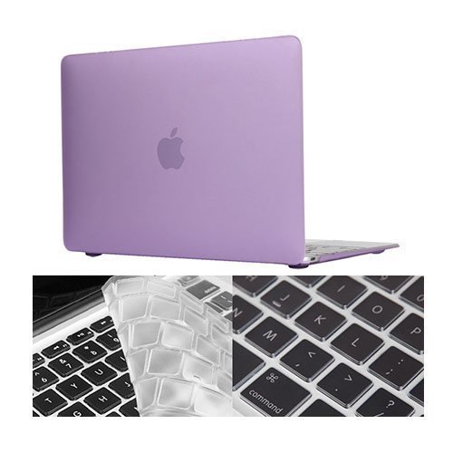 Hat Prince Macbook 12'' Retina Näytöllä Matta Kuori Vaalea Violetti