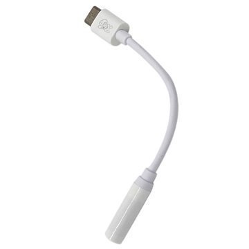 Hat Prince USB 3.1 Type-C / 3.5mm Audiosovitin Valkoinen