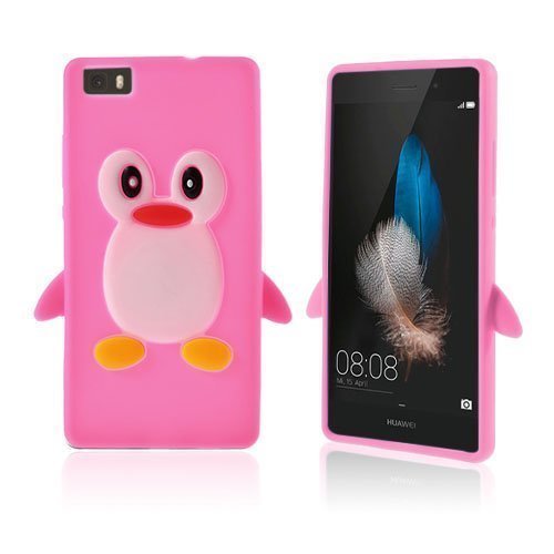 Hauger Huawei Ascend P8 Lite Kuori Kuuma Pinkki