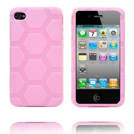 Hexagon Massive Vaaleanpunainen Iphone 4s Suojakuori