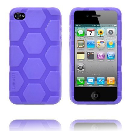 Hexagon Massive Violetti Iphone 4s Silikonikuori