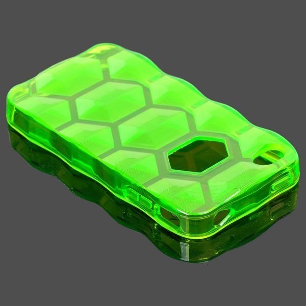Hexagon Vihreä Iphone 4s Silikonikuori