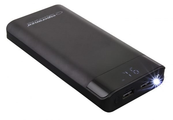 Hobby Hall Esperanza Power Bank 17400mah Musta