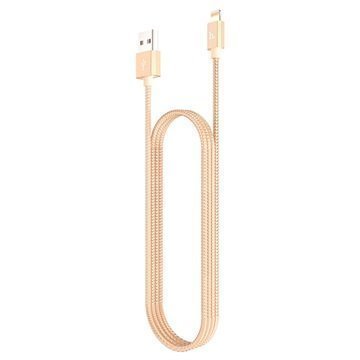 Hoco UPF01 MFi Sertifioitu Lightning / USB-Kaapeli iPhone iPad iPod Kulta