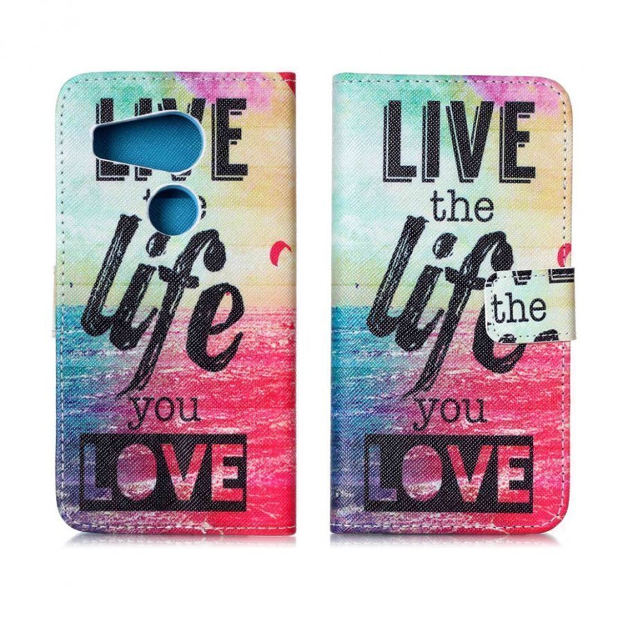 Holberg Google Nexus 5x Nahkakotelo Elä Elämääsi Jota Rakastat