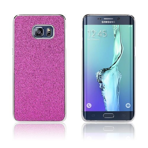 Holt Samsung Galaxy S6 Edge Plus Kimalteleva Puuteri Kuori Rosee