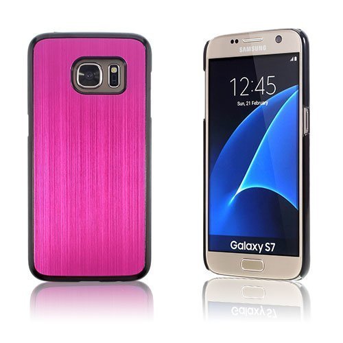 Holt Samsung Galaxy S7 Hybridi Kotelo Kuuma Pinkki