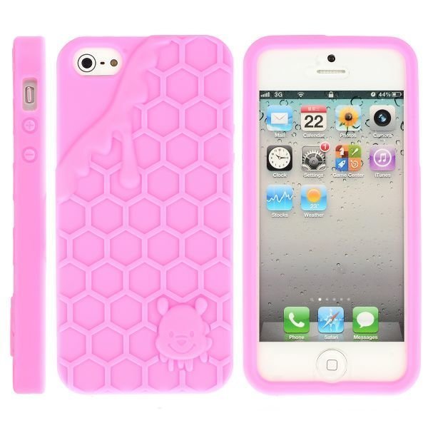 Honeybabe Kuuma Pinkki Iphone 5 / 5s Suojakuori