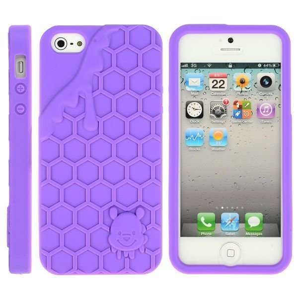 Honeybabe Violetti Iphone 5 Silikonikuori