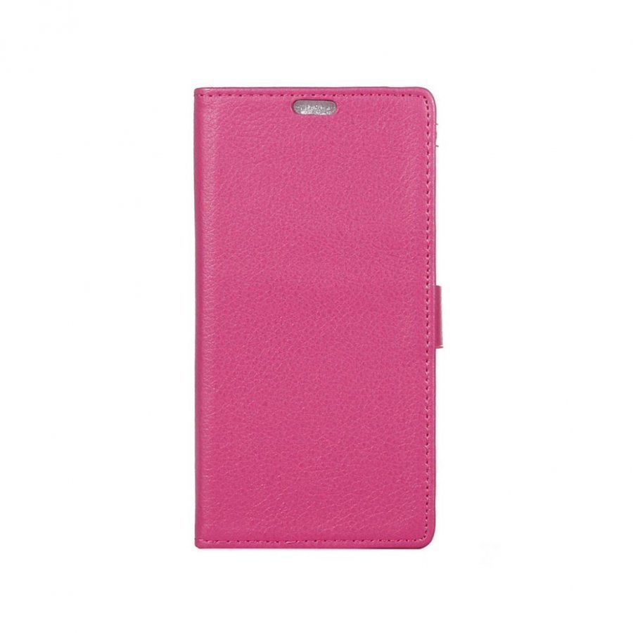 Htc A9s Litsi Pintainen Nahkakotelo Lompakko Kuuma Pinkki