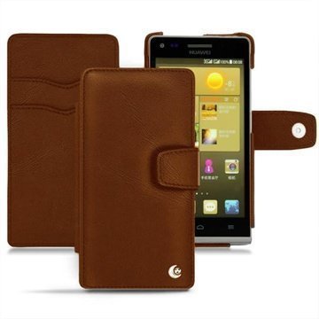 Huawei Ascend G6 Noreve Tradition B Wallet Leather Case Brown