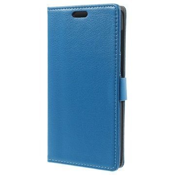 Huawei Ascend G7 Wallet Nahkakotelo Sininen