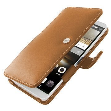 Huawei Ascend Mate7 PDair Leather Case 3THWM7BX1 Ruskea