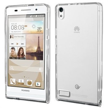 Huawei Ascend P6 Clear TPU-Kotelo Läpinäkyvä