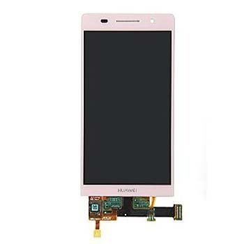 Huawei Ascend P6 LCD-Näyttö Pinkki