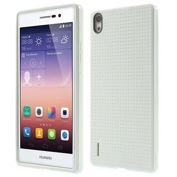 Huawei Ascend P7 Ascend P7 Sapphire Edition Dream Mesh TPU Kotelo Valkoinen