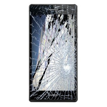 Huawei Ascend P7 LCD-näytön ja Kosketusnäytön Korjaus Musta