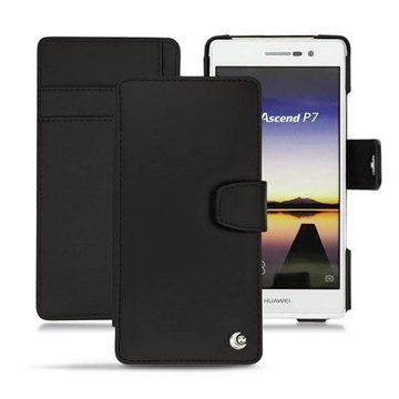 Huawei Ascend P7 Noreve Tradition B Wallet Leather Case Dark Vintage