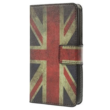 Huawei Ascend Y330 Wallet Nahkakotelo Union Jack